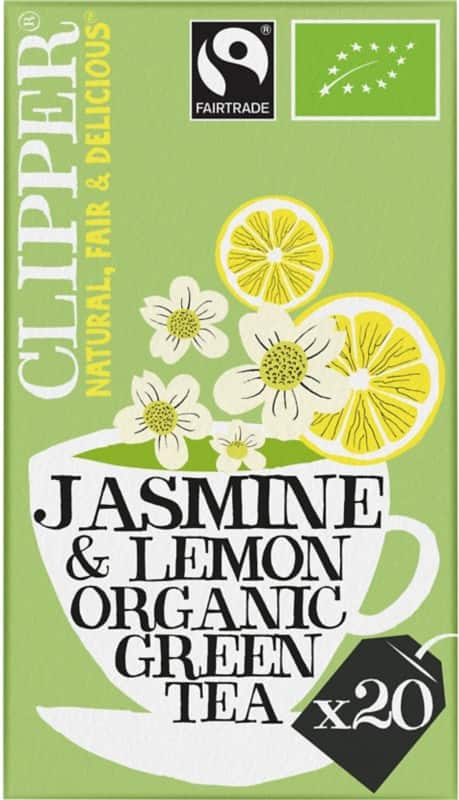 Thé Clipper Tokyo Gardens Green Tea Jasmine & Lemon 20 unités de 45 g