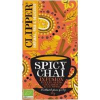 Thé Clipper Sacs Spicy Chai Organic Infusion 20 unités de 45 g