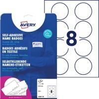 Étiquette badge AVERY Zweckform Laser L4881-20 Adhésif Spécial Blanc 6,5 x 6,5 cm 20 unités