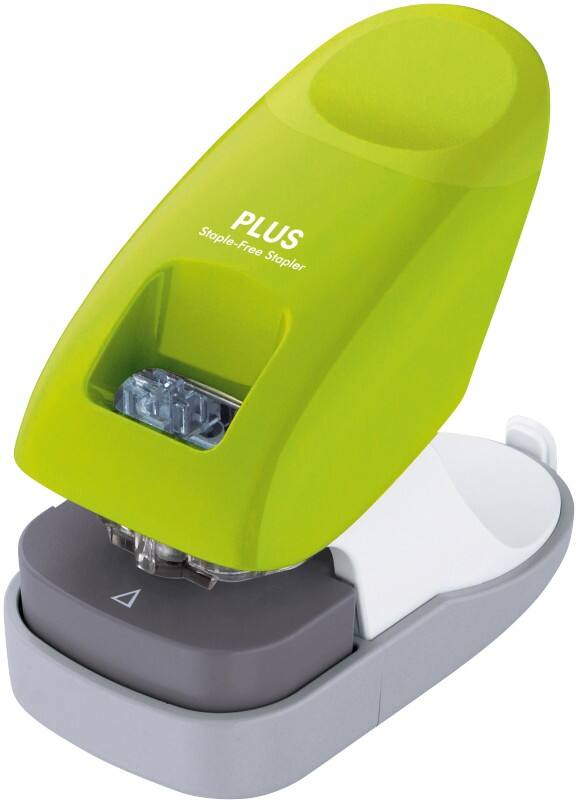 Agrafeuse PLUS 1 perforation Plastique Vert A4