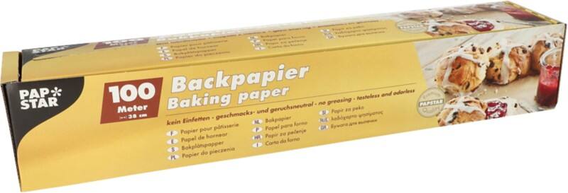 Papier cuisson 38 cm PAPSTAR Brun 100 m x 38 cm