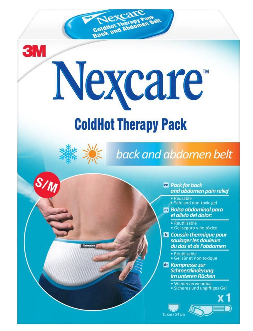 Coussin thermique chaud-froid Nexcare 5,5 x 18 x 23,4 cm