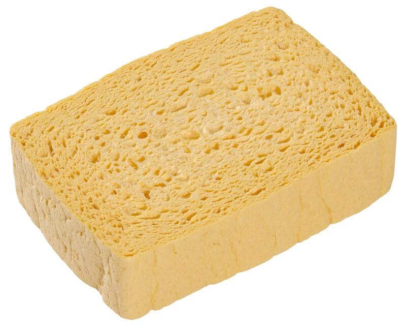Éponge Spontex Azella 25&nbsp;Traditionnel Sec 10 unités Jaune