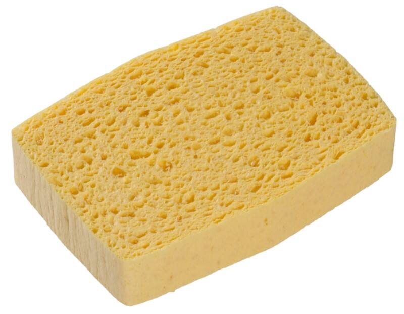 Éponge Spontex Azella 86&nbsp;Traditionnel Humide 10 unités Jaune