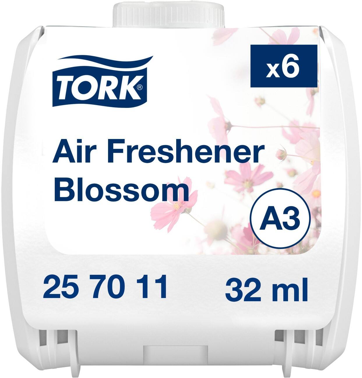 Recharge pour désodorisant Tork Liquide A3 Floral 6 unités de 32 ml