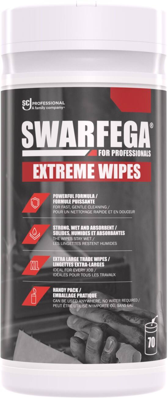 Lingettes nettoyantes Swarfega Pour professionnels Blanc SBB70W 70 unités