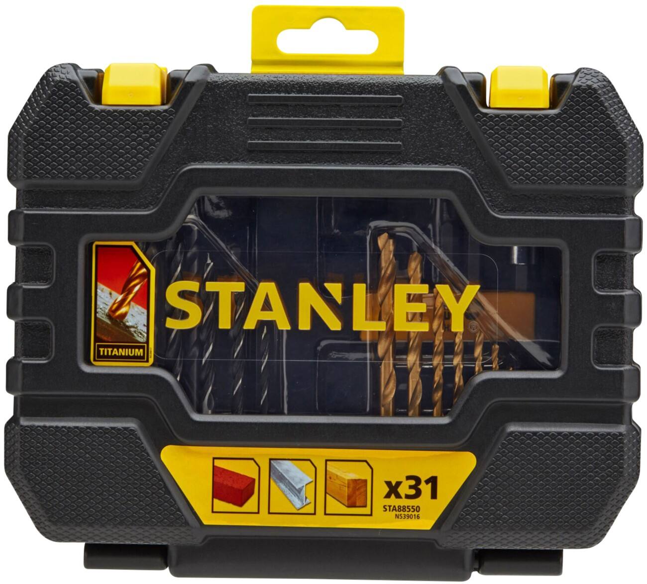 Coffret de forets pour perceuse Stanley STA88550-XJ 31 unités