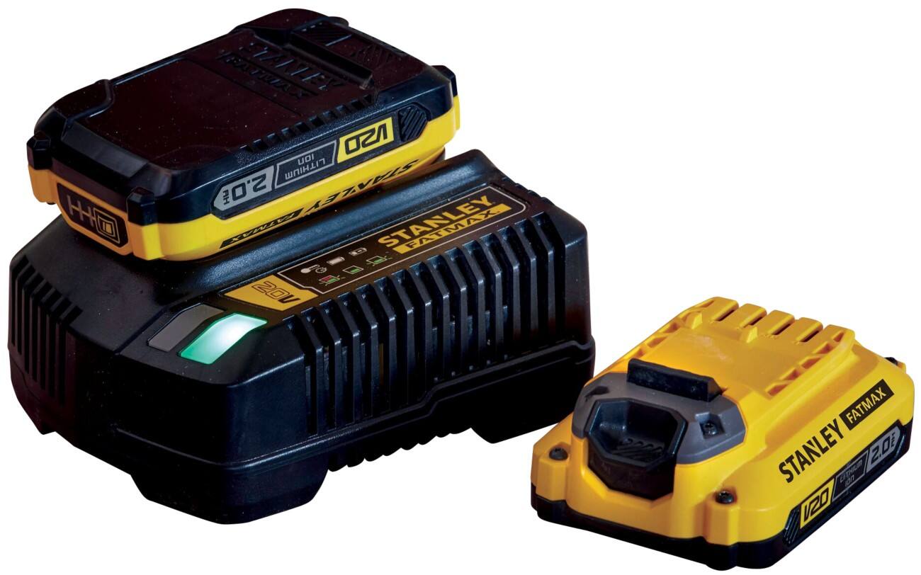 Kit de démarrage batterie et chargeur Stanley FATMAX 18 V