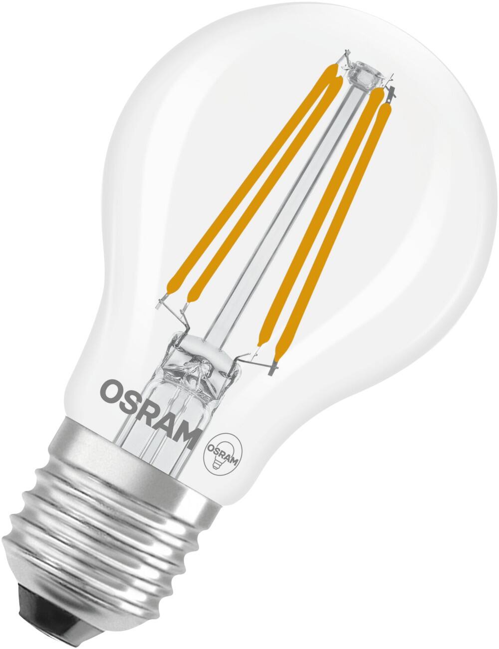 Ampoule Osram Transparent E27 5,9 W Blanc chaud