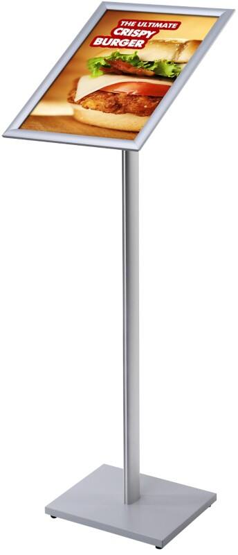Présentoir sur pied SHOWDOWN A3 Acier, Aluminium Argenté MBA3G25