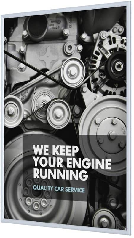 Cadre d’affichage SHOWDOWN A1 En suspension Argenté Aluminium KRA1G25 62,5 (L) x 1,1 (P) x 87,2 (H) cm KRA1G25