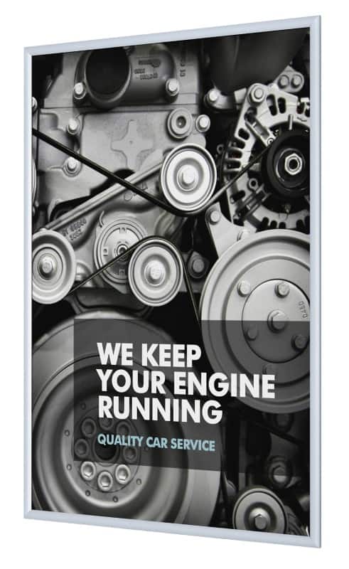 Cadre d’affichage SHOWDOWN B1 Fireproof A2 En suspension Argenté Aluminium KRA2G25B1 45,1 (L) x 1,1 (P) x 62,5 (H) cm KRA2G25B1