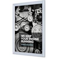 Cadre d’affichage SHOWDOWN A3 En suspension Argenté Aluminium KRA3G25 32,8 (L) x 1,1 (P) x 45,1 (H) cm KRA3G25