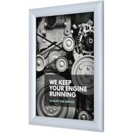 Cadre d’affichage SHOWDOWN A4 En suspension Argenté Aluminium KRA4G25 24,1 (L) x 1,1 (P) x 32,8 (H) cm KRA4G25