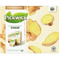 Thé Pickwick Professional Tisane Sacs Gingembre 25 unités de 1,5 g
