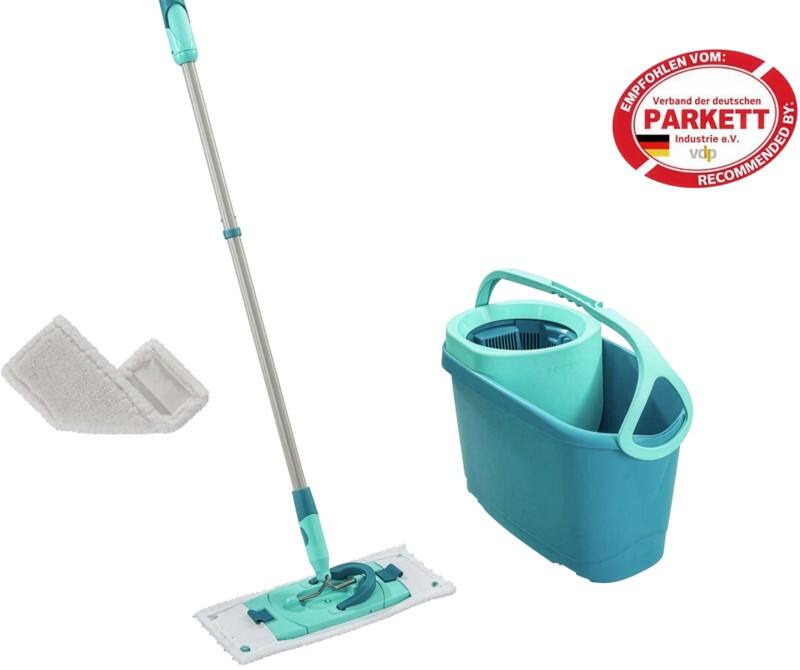 Kit de démarrage pour balai à franges LEIFHEIT Clean Twist Turquoise M 33 cm