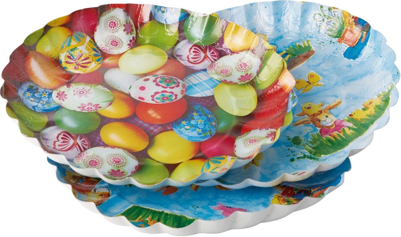 Assiette PAPSTAR Jetable 230 mm Multicolore 3 unités