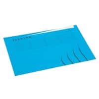 Farde pliable Djois Secolor A4 Bleu Papier 31 x 22 cm bord onglet