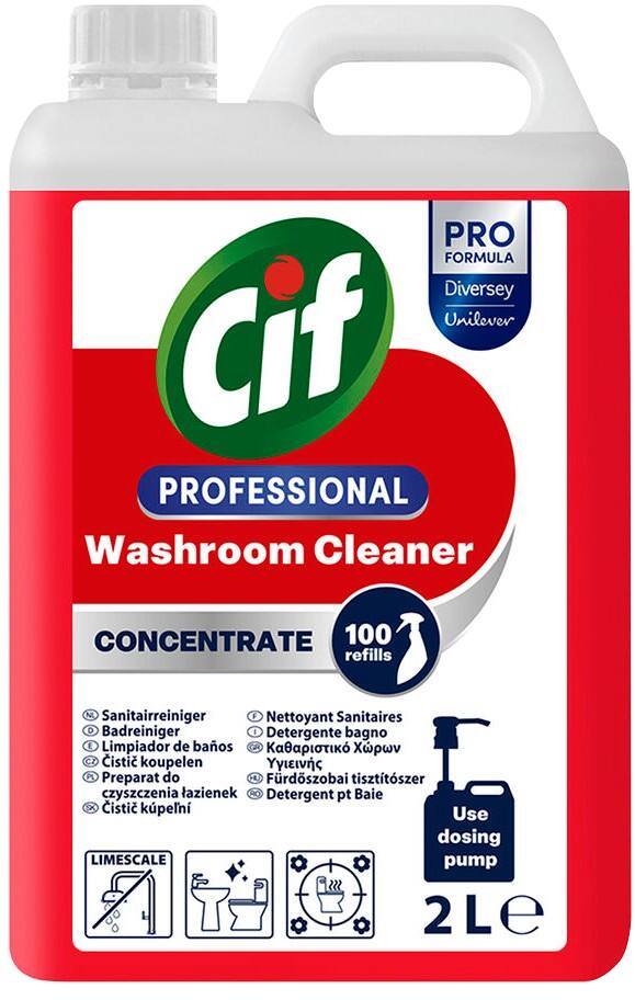 Nettoyant de salle de bain Cif Professional Printemps 2 L