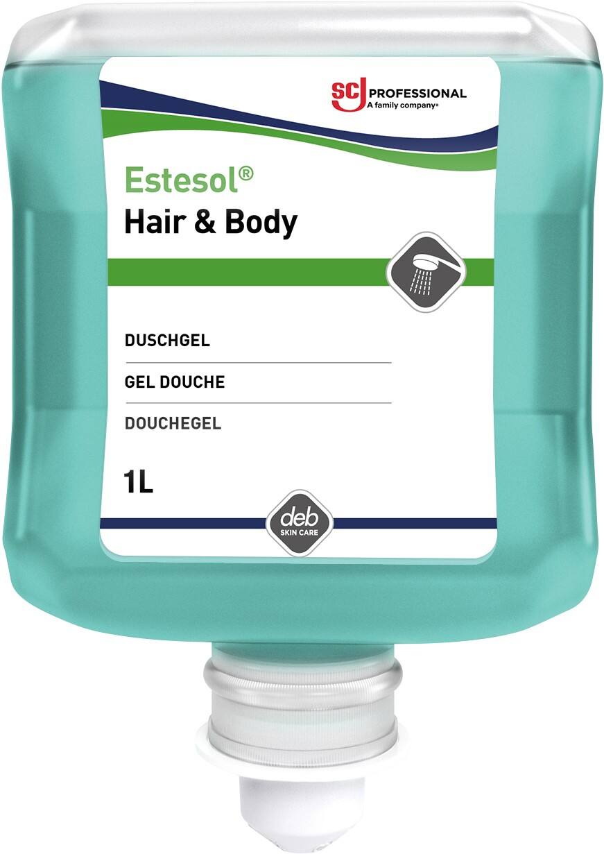 Gel douche Estesol Légèrement parfumé Vert HAB1L 1 L