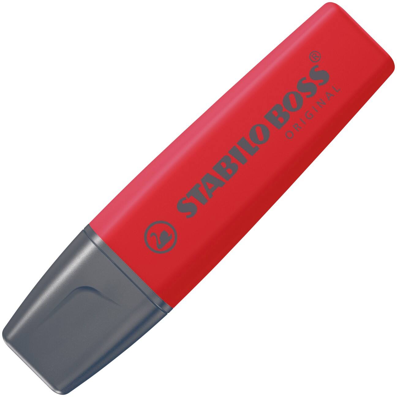 Surligneur STABILO BOSS ORIGINAL 70/48 Rouge Large Biseauté 35 mm