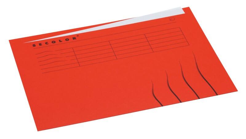 Farde à bord décalé Djois Secolor A4 Rouge Papier  225 g/m²