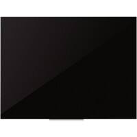 Tableau magnétique en verre Montage mural Magnétique Simple face 120 (L) x 90 (H) cm Noir