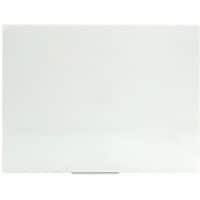 Tableau magnétique en verre Montage mural Magnétique Simple face 90 (L) x 60 (H) cm Blanc