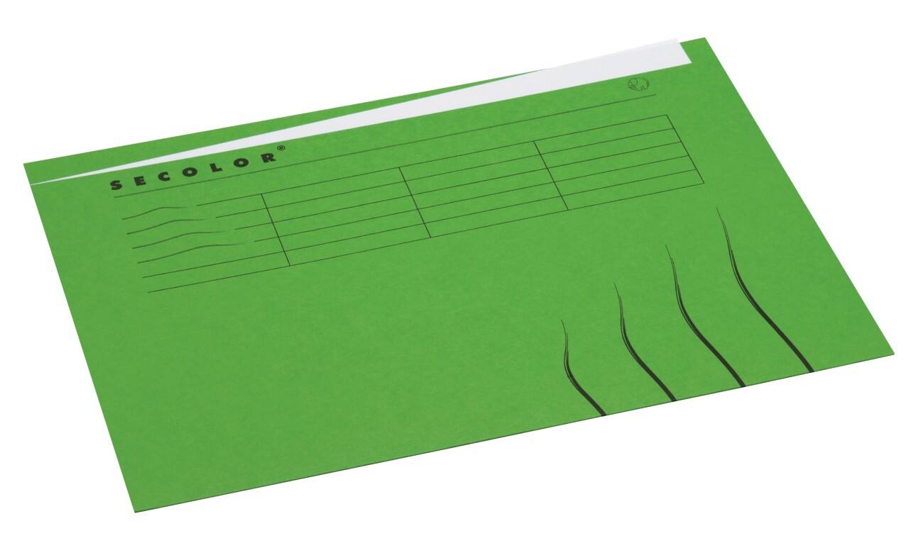 Farde pliable Jalema Secolor Folio Vert Papier 34,5 x 23 cm