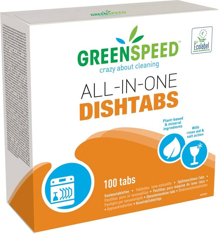 Tablettes pour lave-vaisselle GREENSPEED 100 unités
