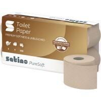 Papier toilette Satino PureSoft 2 épaisseurs 66540 8 Rouleaux de 250 Feuilles