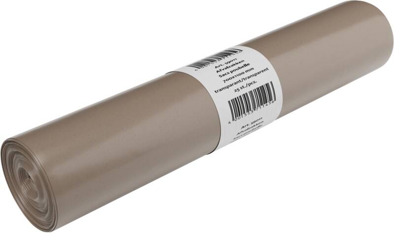 Sac-poubelle DEISS 120 L Transparent 25 unités