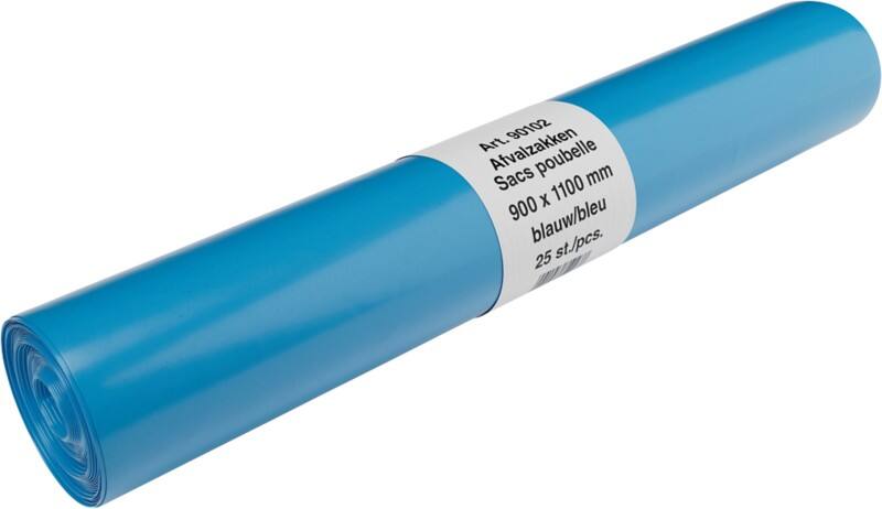 Sac-poubelle DEISS 140 L Bleu 25 unités