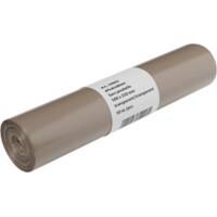 Sac-poubelle DEISS 25 L Transparent 50 unités