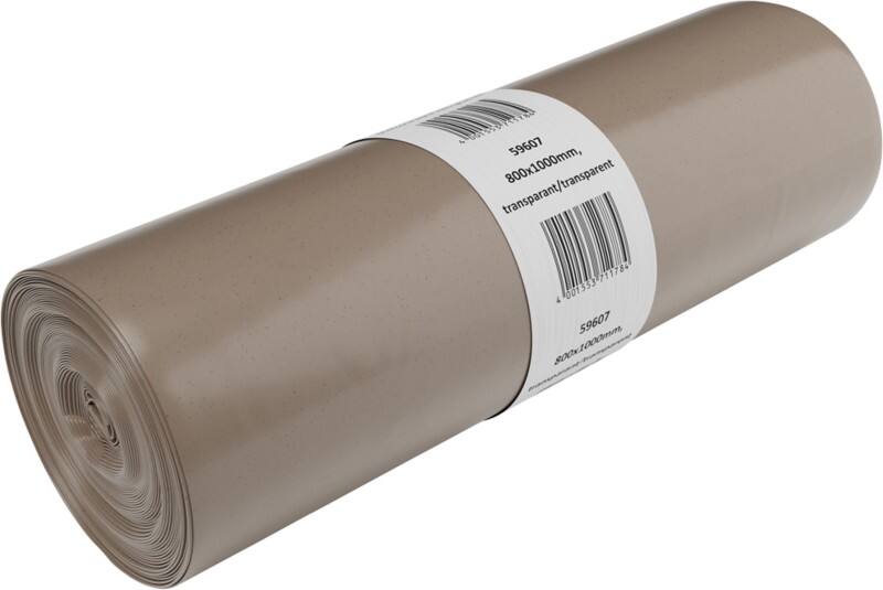 Sac-poubelle DEISS 120 L Transparent 50 unités