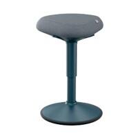 Tabouret assis Leitz Ergo 6544 avec assise confortable et réglable 47 - 64 cm jusqu'à 110 kg gris foncé