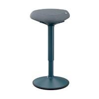 Tabouret debout Leitz Ergo 6545 avec assise confortable et réglable 57 - 82 cm jusqu'à 110 kg gris foncé