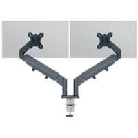 Bras double pour moniteur à faible encombrement Leitz Ergo 6537 ergonomique et taille réglable jusqu'à 32" 1005 x 114 x 594 mm gris