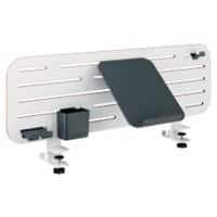 Organisateur de bureau brochable Leitz Ergo 6549 avec support pour ordinateur portable jusqu'à 15" blanc 80 x 25 x 8 cm