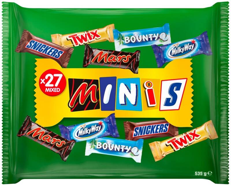 Barre chocolatée Mars Minimix Assortiment 535 g