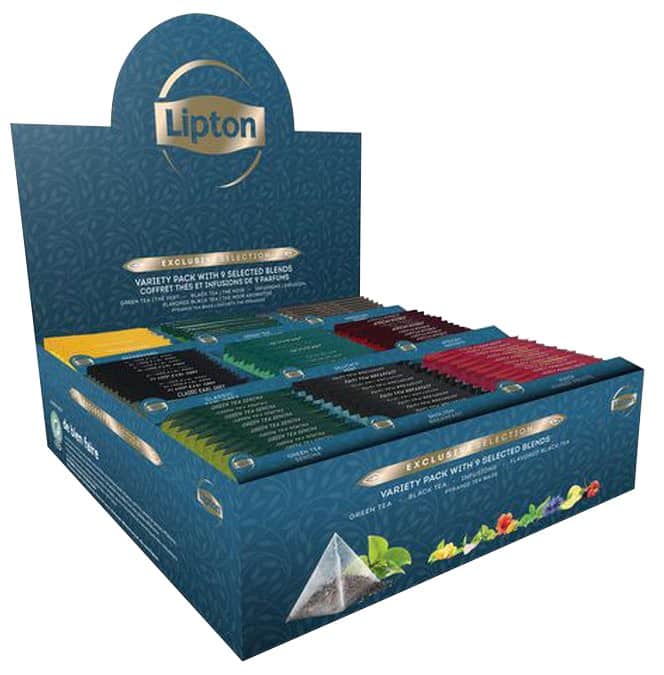 Thé Lipton Exclusive Selection Variety Box Assortiment 108 unités