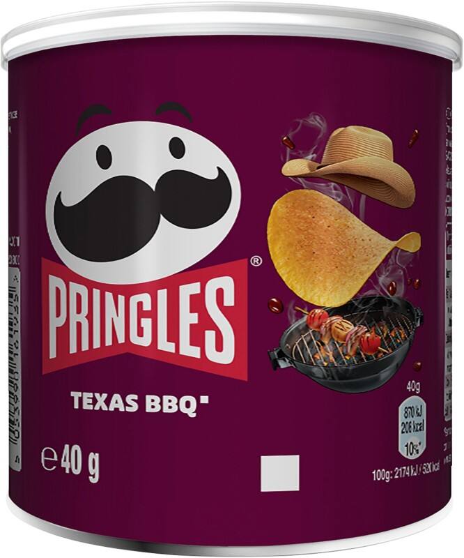 Chips Pringles Texas Barbecue 40 g 12 unités