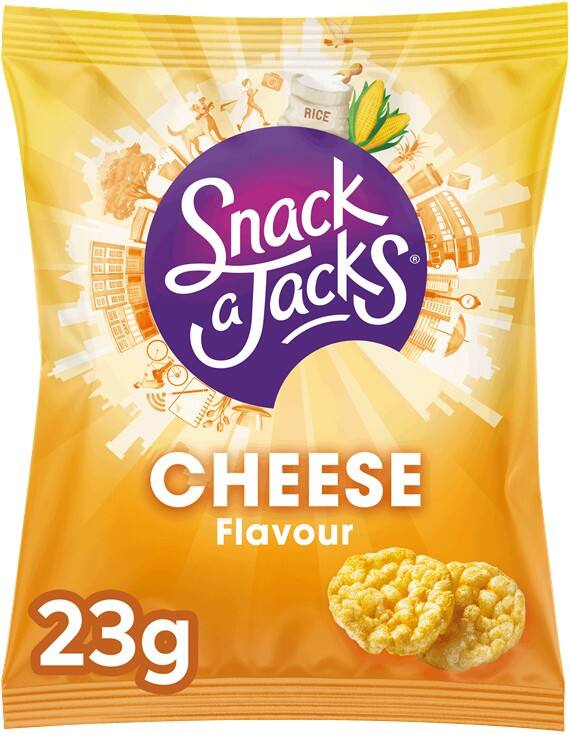 Galette de riz Snack a Jacks Fromage 23 g 8 unités