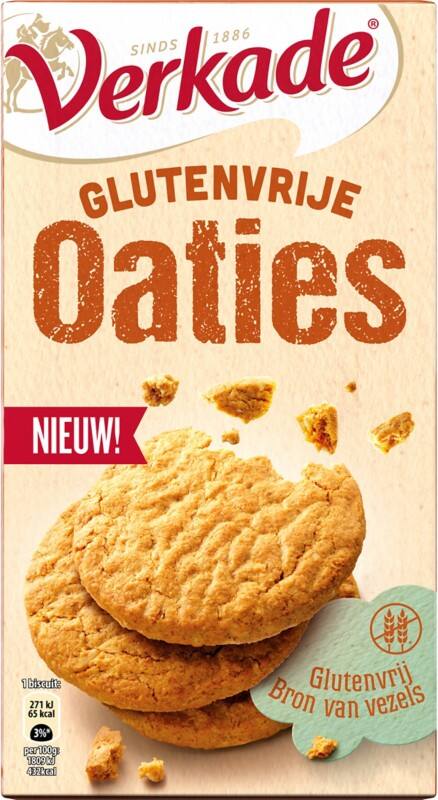 Biscuits Verkade Gluten-free Oaties Naturel 150 g