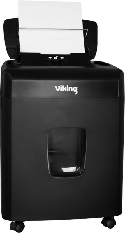 Destructeur de documents Viking Alimentation Automatique 120 Feuilles Micro coupe Niveau de sécurité P-4 23 L C233-B