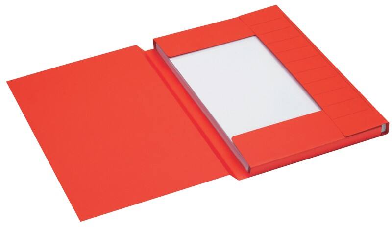Farde à 3 rabats Djois Secolor Folio Rouge Carton