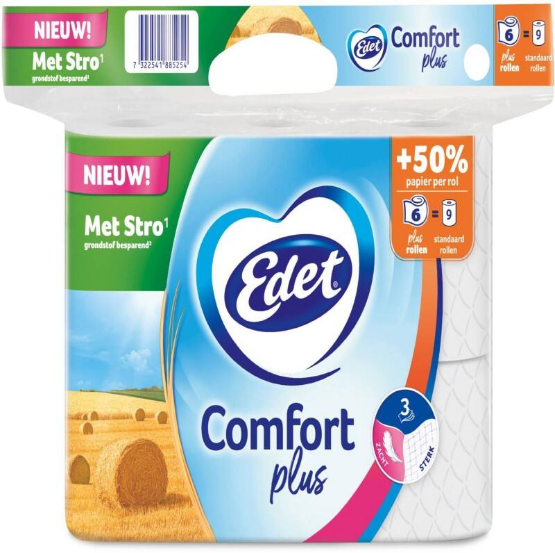 Papier toilette Edet Comfort Plus 28885278 6 Rouleaux