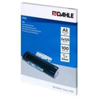Pochettes de plastification Dahle A3 Brillant 125 (2 x 125 microns) Transparent 100 Unités