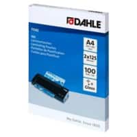 Pochettes de plastification Dahle A4 Brillant 125 (2 x 125 microns) Transparent 100 Unités