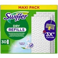 Recharges de lingettes sèches Swiffer 30 unités